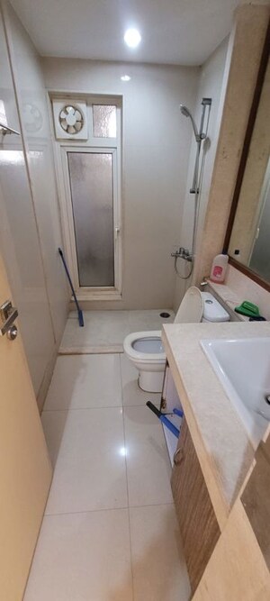 Bathroom in 2.5 BHK Apartment at Hiranandani Estate, Ghodbunder Road – for Rent