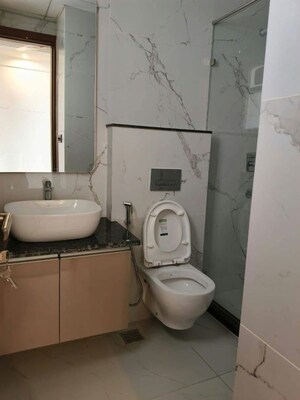 Bathroom in 3 BHK Apartment at Smart World Orchard, Sector 61 – for Rent