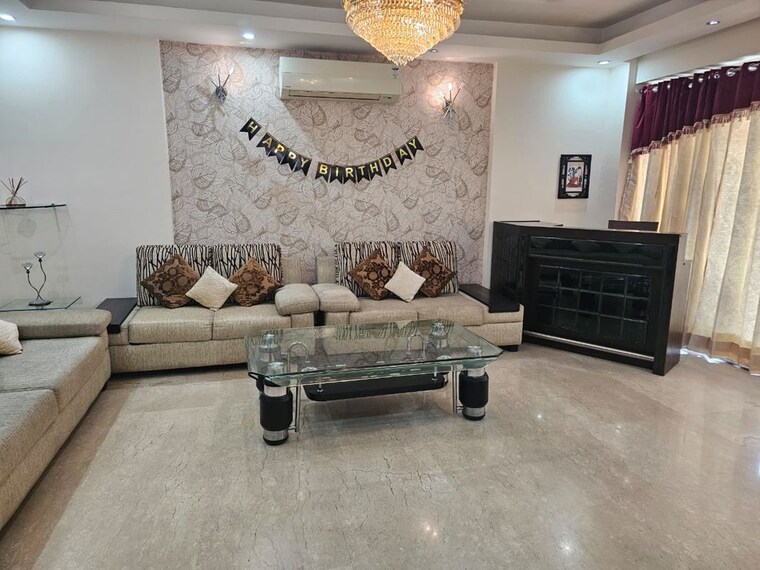 Living Room, parsvnath-exotica 4 Bedroom 3400 Sq.Ft. Apartment In Sector 53 Gurgaon 10758222