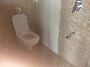 Bathroom in 2 BHK Apartment at Gajra Bhoomi Parth, Ghansoli – for Rent