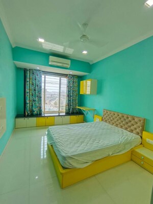 Bedroom in 2 BHK Apartment at Gagangiri Laxman Tower, Dahisar West – for Rent