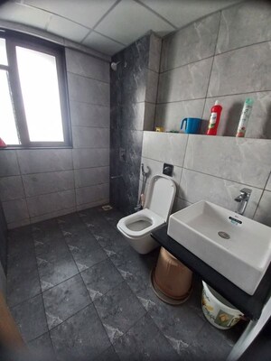 Bathroom in 1 BHK Apartment at Paranjape Blue Ridge, Hinjewadi – for Rent