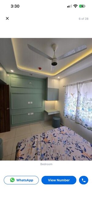 Living Room in 1 BHK Apartment at Prestige Finsbury Park Hyde, Bagaluru – for Rent
