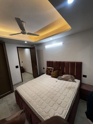 Bedroom in 2 BHK Builder Floor at Freedom Fighters Enclave – for Rent