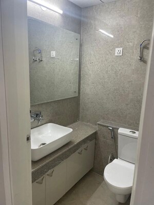 Bathroom in 3 BHK Apartment at Eldeco Live By The Greens, Sector 150 – for Rent