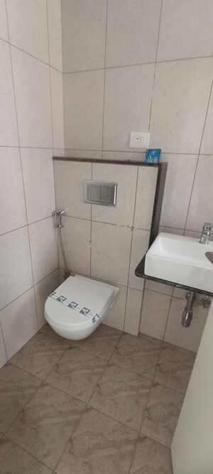 Bathroom in 3 BHK Apartment at Godrej Green Cove, Mahalunge – for Rent