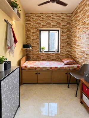 Living Room in 1 BHK Apartment at Baitul Aman CHS Nagpada, Nagpada – for Sale