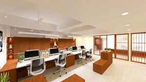 Team Area in  Office Space at Swati Trinity, Shela – for Rent