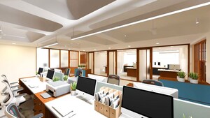Team Area in  Office Space at Swati Trinity, Shela – for Rent