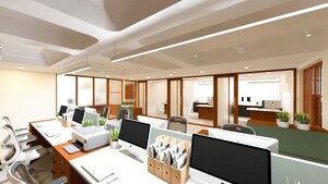 Team Area in  Office Space at Swati Trinity, Shela – for Rent