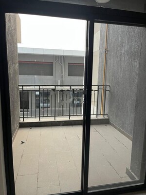Balcony in 2 BHK Apartment at Chandak 34 Park Estate, Goregaon West – for Rent