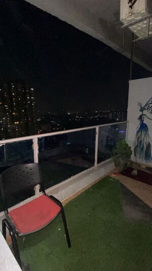 Balcony in Studio Apartment at Gaur City Center, Sector 4 Greater Noida – for Rent