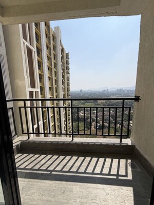 Staircase in 1 BHK Apartment at Runwal Gardens, Dombivli East – for Rent