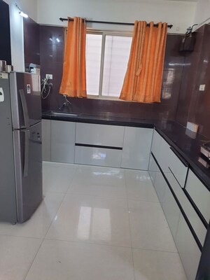 Kitchen in 3 BHK Apartment at Sukhwani Elmwood, Pimple Saudagar – for Rent