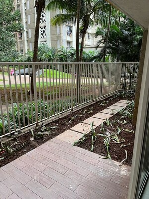 Balcony in 1.5 BHK Apartment at Lodha Amara, Kolshet Road – for Rent