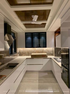 Kitchen in 4 BHK Builder Floor at DLF The Grove, Sector 54 – for Rent