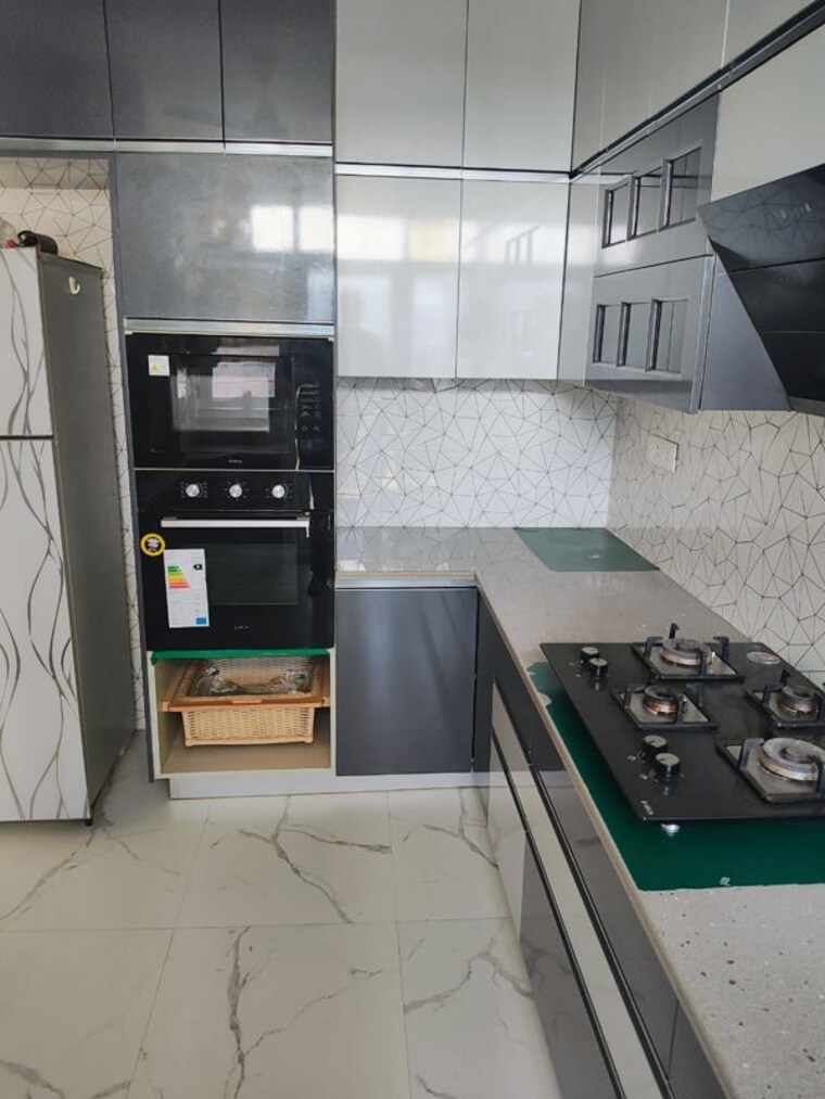 Kitchen, bestech-park-view-grand-spa 4 Bedroom 3470 Sq.Ft. Apartment In Sector 81 Gurgaon 10758762