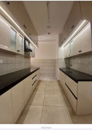 Kitchen in 3 BHK Apartment at Prestige Finsbury Park Regent, Bagaluru – for Rent