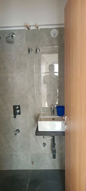 Bathroom in 1 BHK Apartment at Vaibhavlaxmi Queens Avenue, Chembur – for Rent