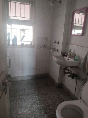 Bathroom in 3 BHK Apartment at Vijay Ratan Vihar, Sector 15 – for Sale