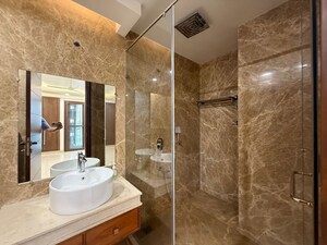 Bathroom in 4 BHK Apartment at Greater Kailash I – for Rent
