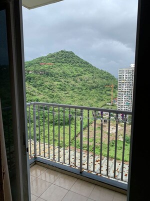 Balcony in 2 BHK Apartment at Godrej Hillside, Mahalunge – for Rent