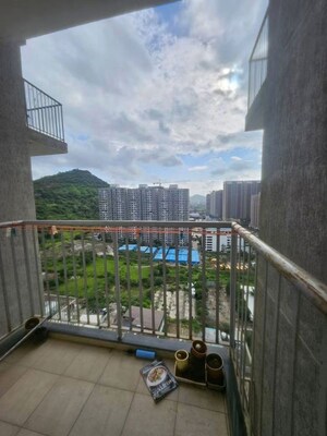 Balcony in 2 BHK Apartment at Godrej Hillside, Mahalunge – for Rent