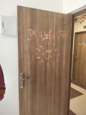 Building Lobby in 1 BHK Apartment at Brigade El Dorado, Bagaluru – for Rent