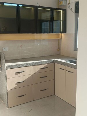 Kitchen in 1 BHK Apartment at Lodha Amara Tower 23, Kolshet Road – for Rent