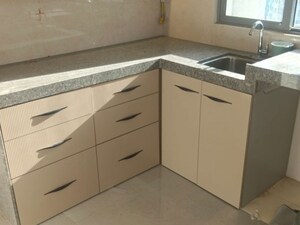 Kitchen in 1 BHK Apartment at Lodha Amara Tower 23, Kolshet Road – for Rent