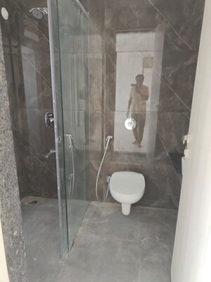 Bathroom in 4 BHK Apartment at Sukhwani Kingsley, Thergaon – for Sale