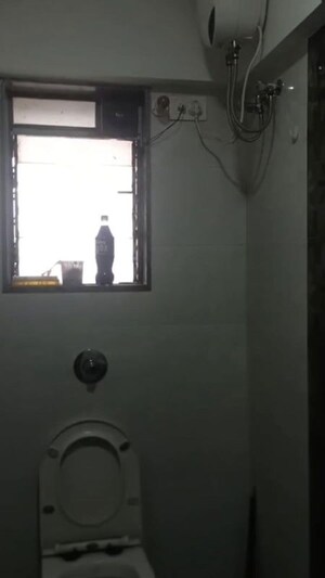 Washroom in 3 BHK Apartment at Roha Satsang Bharti, Malad East – for Sale
