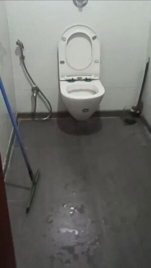 Bathroom in 3 BHK Apartment at Roha Satsang Bharti, Malad East – for Sale