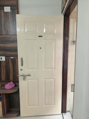 Building Lobby in 1 RK Apartment at Brahmand CHS, Brahmand – for Rent