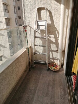 Balcony in 3 BHK Apartment at L&T Emerald Isle, Powai – for Rent