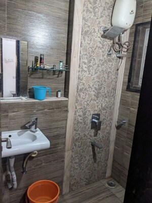 Bathroom in 2 BHK Apartment at Pride Presidency Luxuria, Ghodbunder Road – for Rent