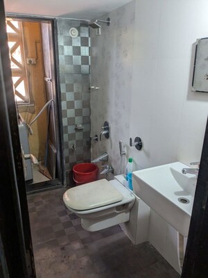 Bathroom in 2 BHK Apartment at Pride Presidency Luxuria, Ghodbunder Road – for Rent