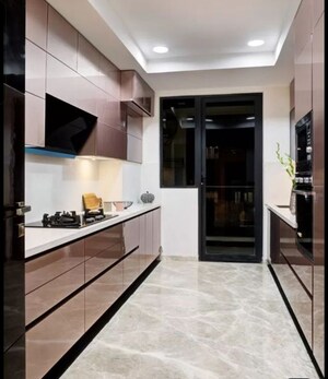 Kitchen in 2 BHK Apartment at Acme Ozone, Manpada – for Rent