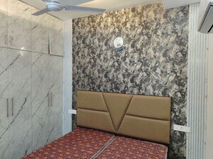 Bedroom in 3 BHK Builder Floor at Motia Blue Ridge, Dhakoli – for Sale