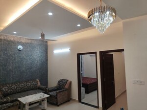 Living Room in 3 BHK Builder Floor at Motia Blue Ridge, Dhakoli – for Sale