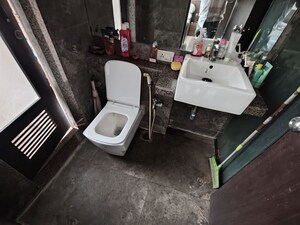 Bathroom in 3 BHK Apartment at Moreshwar 19 East, Nerul – for Rent