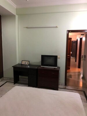 Living Room in 3 BHK Builder Floor at Defence Colony – for Rent