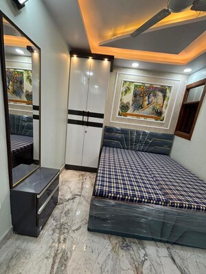 Bedroom in 3 BHK Builder Floor at Mohan Garden – for Rent