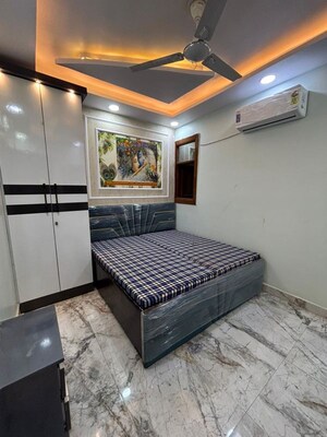 Bedroom in 3 BHK Builder Floor at Mohan Garden – for Rent