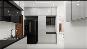 Kitchen in 3 BHK Apartment at Aparna Cyber Life, Nallagandla – for Rent