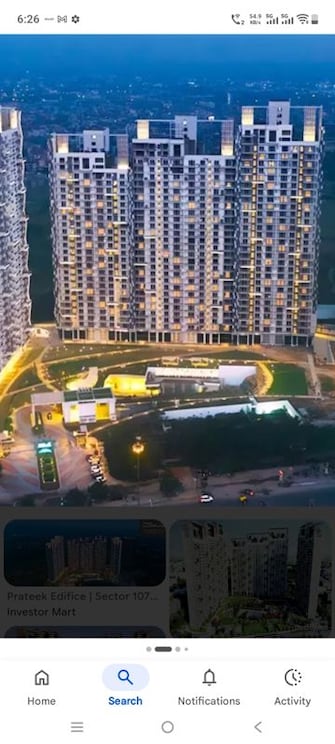 3 BHK +Apartment For Sale in Prateek Edifice in Sector 107, Noida