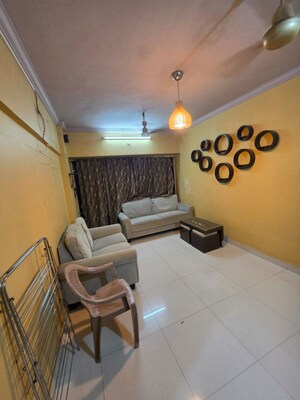 Living Room in 3 BHK Apartment at Shapoorji Pallonji Vicinia, Powai – for Rent
