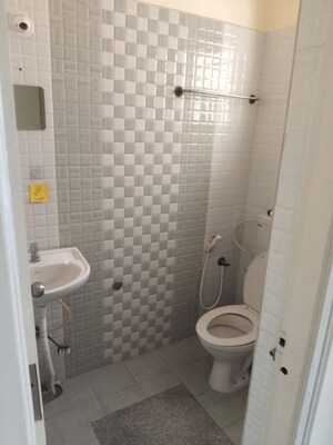 Bathroom in 2 BHK Apartment at AR Residency Panathur, Panathur – for Rent