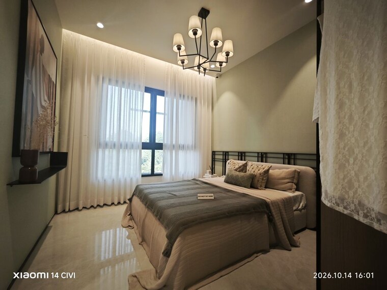 Bedroom, kanakia-greenberg 2 Bedroom 641 Sq.Ft. Apartment In Akurli Navi Mumbai 10759582
