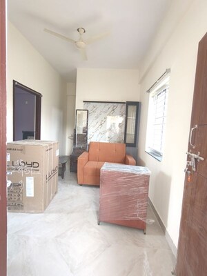 Living Room in 1 BHK Apartment at Tulip Residency Kondapur, Kondapur – for Rent